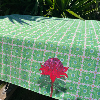 Waratah Indoor/Outdoor Tablecloth