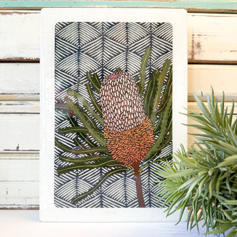 Maxi Woodblock - Banksia Hookeriana