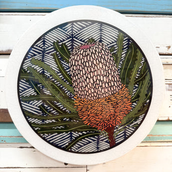 Roundy Woodblock - Banksia Hookeriana