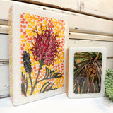 Medi Woodblock - Grevillea