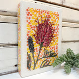 Medi Woodblock - Grevillea