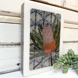Medi Woodblock - Banksia Hookeriana