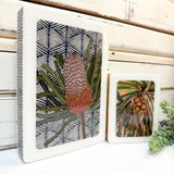 Medi Woodblock - Banksia Hookeriana