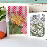 Maxi Woodblock - Pin Cushion Protea