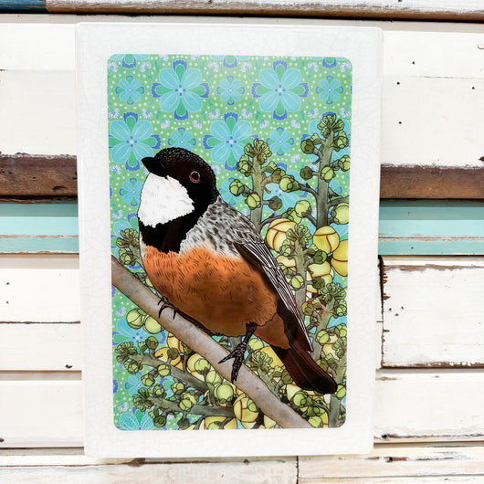 XL Woodblock - Rufous Whistler