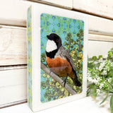 Medi Woodblock - Rufous Whistler