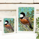 Medi Woodblock - Rufous Whistler