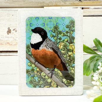Mini Woodblock - Rufous Whistler