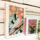 Medi Woodblock - Pink Cockatoo