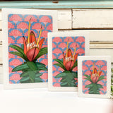 Mini Woodblock - Lemon Scented Darwinia