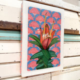Maxi Woodblock - Lemon Scented Darwinia
