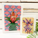 Mini Woodblock - Northern Queen of Sheba Orchid