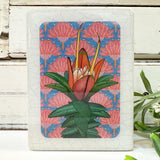 Mini Woodblock - Lemon Scented Darwinia