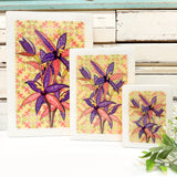 Maxi Woodblock - Northern Queen of Sheba Orchid