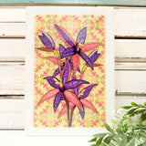 Maxi Woodblock - Northern Queen of Sheba Orchid