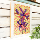 Maxi Woodblock - Northern Queen of Sheba Orchid