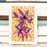 Maxi Woodblock - Northern Queen of Sheba Orchid