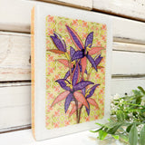 Medi Woodblock - Northern Queen of Sheba Orchid