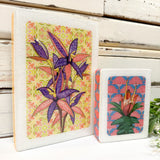 Medi Woodblock - Northern Queen of Sheba Orchid
