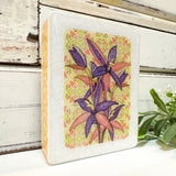 Mini Woodblock - Northern Queen of Sheba Orchid