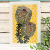 Maxi Woodblock - Teasel Banksia