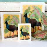 Medi Woodblock - Darwin Bush Chook