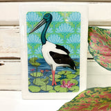 Medi Woodblock - Jabiru