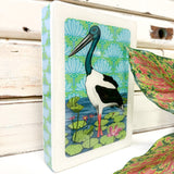 Medi Woodblock - Jabiru
