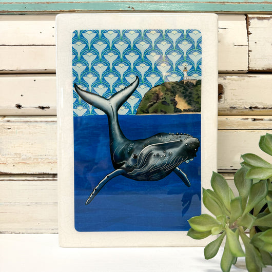 XL Woodblock - Byron Whale