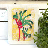 Mini Woodblock - Kangaroo Paw