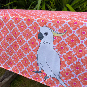 Cockatoo Indoor/Outdoor Table Cloth