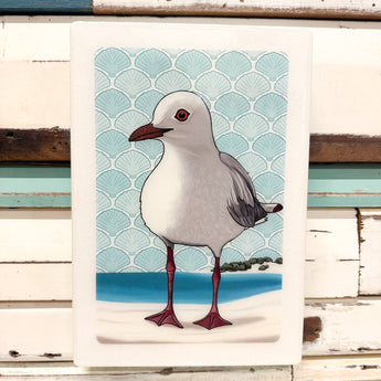 Maxi Woodblock - Seagull