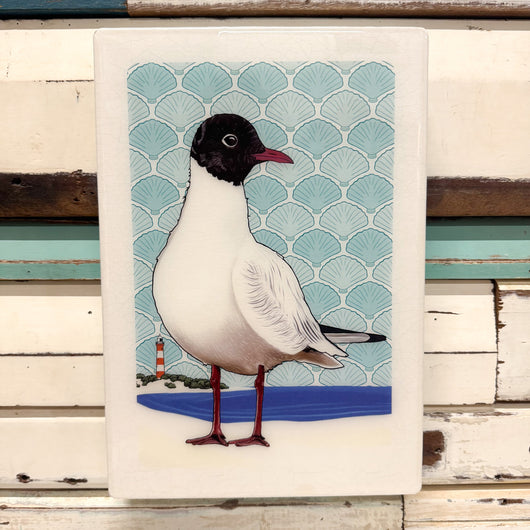 XL Woodblock - Black Headed Gull