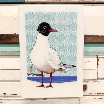 XL Woodblock - Black Headed Gull