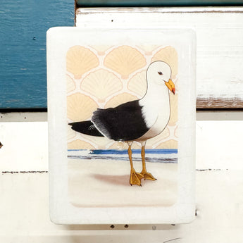 Mini Woodblock - Pacific Gull