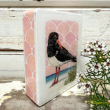Mini Woodblock - Pied Oystercatcher
