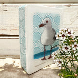 Mini Woodblock - Seagull