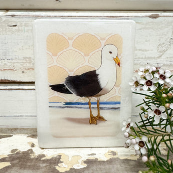 Mini Woodblock - Pacific Gull
