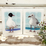 Mini Woodblock - Seagull