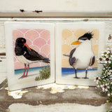 Mini Woodblock - Crested Tern