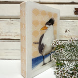 Medi Woodblock - Crested Tern