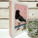 Medi Woodblock - Pied Oystercatcher