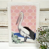 Medi Woodblock - Pelican