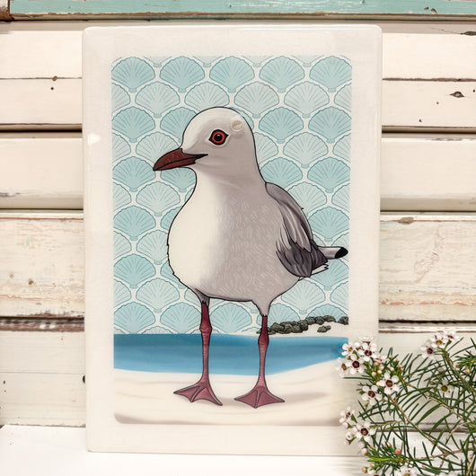 Maxi Woodblock - Seagull