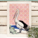 Maxi Woodblock - Pelican