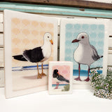 Maxi Woodblock - Seagull