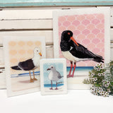 Mini Woodblock - Seagull