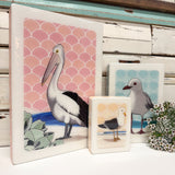 Maxi Woodblock - Pelican
