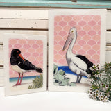 Maxi Woodblock - Pelican