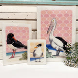 Maxi Woodblock - Pelican